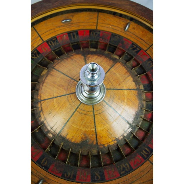 Large Antique Vintage Roulette Wheel Chairish