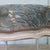 Textile Antique French Footstool in Cowtan & Tout Walden in Sky For Sale - Image 7 of 8
