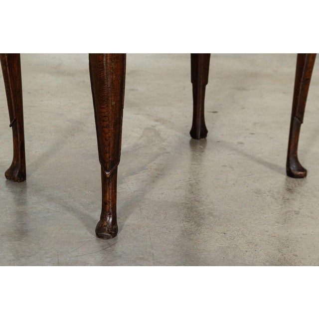 English Oak Low Boy Lamp Table, 1770s For Sale - Image 15 of 17
