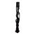 Vintage Hand-Carved Dark Wood Figural Candlestick, 12 Inch For Sale