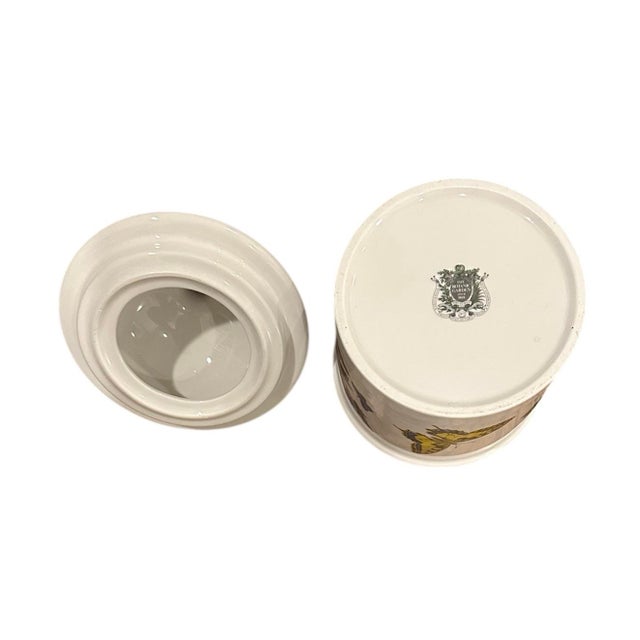 Ceramic Portmeirion Botanic Garden 6" Canister / Jar With Dome Lid Veronica Speedwell For Sale - Image 7 of 7