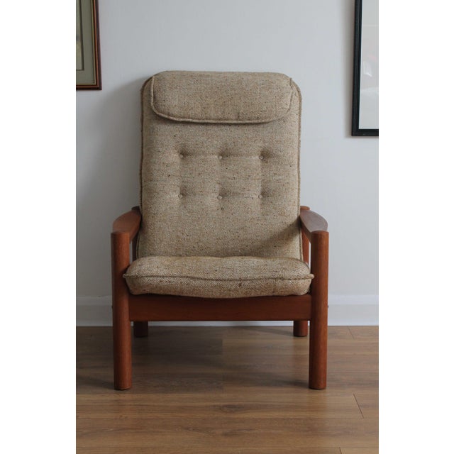 Vintage Danish Lounge Chair from Domino Mobler, 1970s For Sale - Image 4 of 13