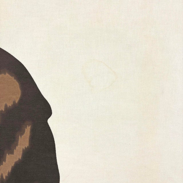 Oversize Genuine Vintage Cotton California Republic Bear Flag For Sale In Los Angeles - Image 6 of 10