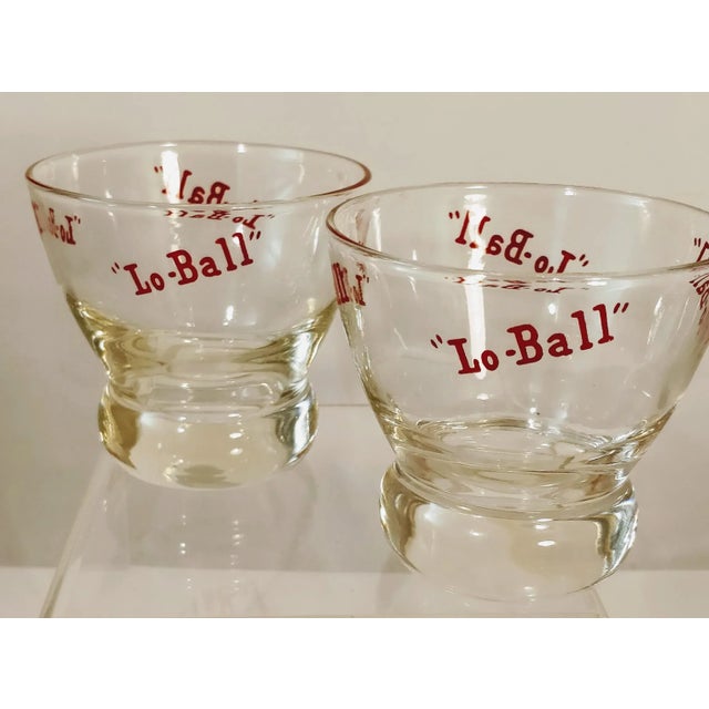 Mid-Century Modern Vintage "Lo-Ball" Cocktail Glasses - Set of 7 For Sale - Image 3 of 10