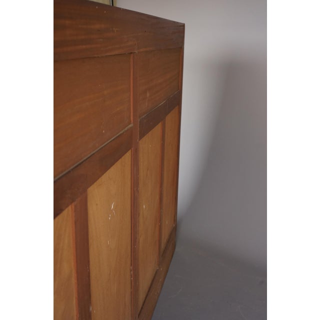 Art Deco Amsterdam School Bookcase from C.H.Eckhart, 1920s For Sale - Image 12 of 14