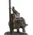 Early 20th Century 20th Century Jugendstil Cold-Painted Bronze Elephant Rider Table Lamp, Germany For Sale - Image 5 of 9