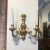 1990s Traditional Italian Carved Wooden Double Light Sconces - a Pair For Sale - Image 11 of 13