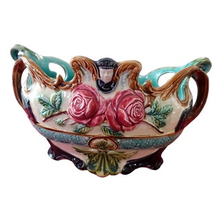 Art Nouveau Planter in Ceramic For Sale