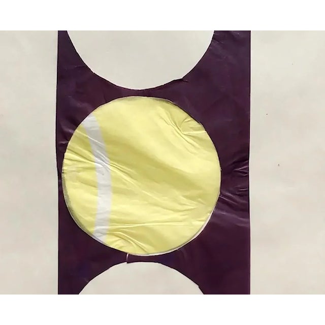 Abstract Fieroza Doorsen "Untitled (Id. 1293)", Mixed Media For Sale - Image 3 of 4