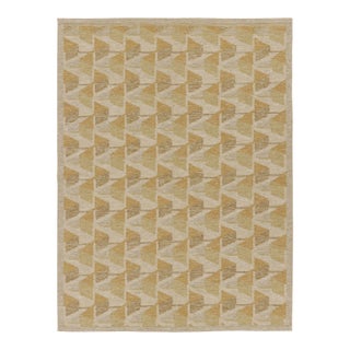 Rug & Kilim’s Scandinavian Style Geometric Custom Flatweave Rug For Sale