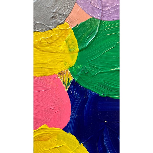 Jin Junjie, Large Chinese Contemporary Abstract Colorful Carved Oil Painting Jin Junjie, 2018 For Sale - Image 12 of 15
