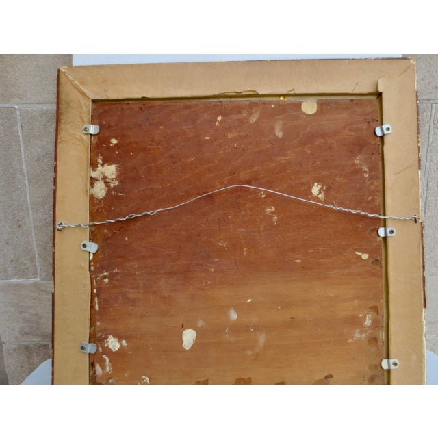 1910s John Ralph Egyptian Scene on Panel Circa 1910 For Sale - Image 5 of 10