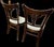 italydesign 1950s Drexel Chairs With Needlepoint Seats For Sale - Image 4 of 4