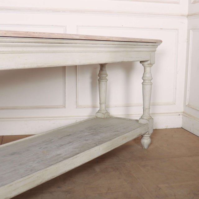 French Potboard Drapers Table, 1890s For Sale - Image 4 of 10