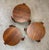 Brown Mid Century Modern Alvar Aalto Style Teak Stacking Stools Side Tables Restored—Set of 3 For Sale - Image 8 of 12