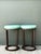 Vintage Stone and Metal Side Tables - Pair For Sale - Image 11 of 12