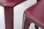 Maroon Cab 412 Chairs by Mario Bellini for Cassina, 1990s, Set of 4 For Sale - Image 8 of 14