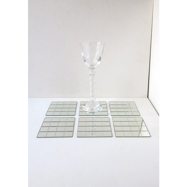 1970s Modern Mirror Coasters, Circa Late 20th Century For Sale - Image 9 of 12