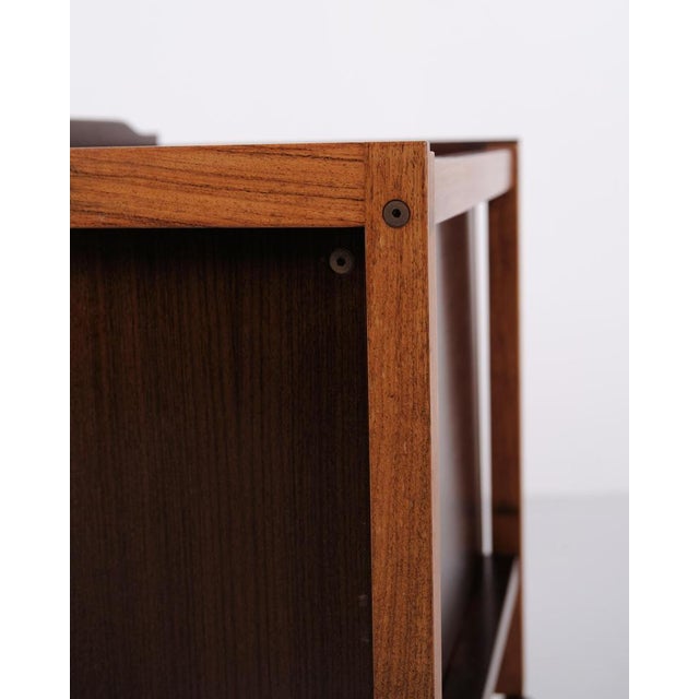 Bar Cart in Rosewood with Royal Copenhagen Tiles by Severin Hansen, 1960s For Sale - Image 10 of 16