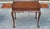 Henkel Harris Vintage Virginia Galleries by Henkel Harris Queen Anne Style Mahogany Silver Table For Sale - Image 4 of 12