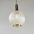 Mid-Century Modern Italian Chandelier in Molded Glass, Brass and Metal, 1950s For Sale - Image 3 of 16