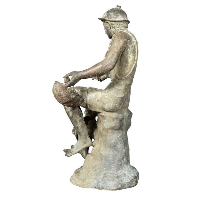 Late 19th Century Italian Grand Tour Bronze of the "Neopolitian Fisherman" For Sale - Image 5 of 10