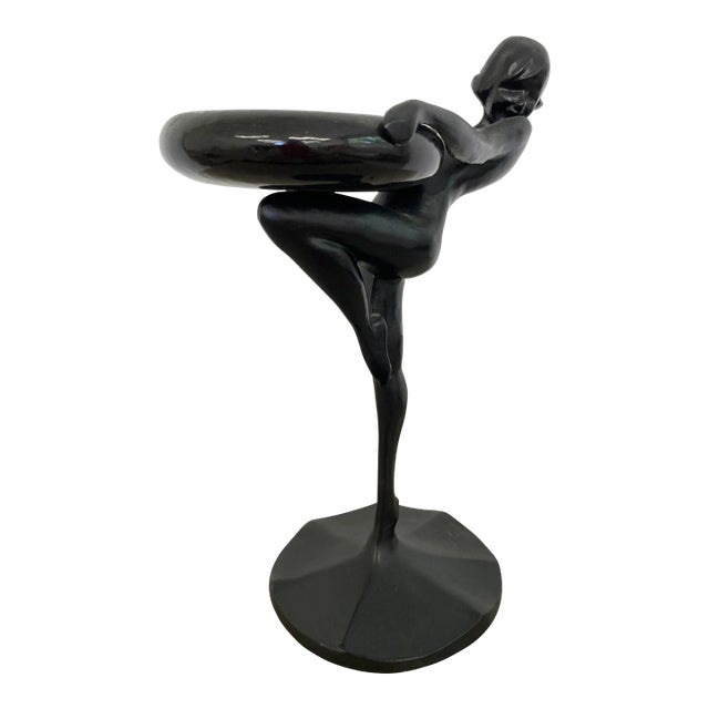 Frankart Lady Holding Dish T330 For Sale