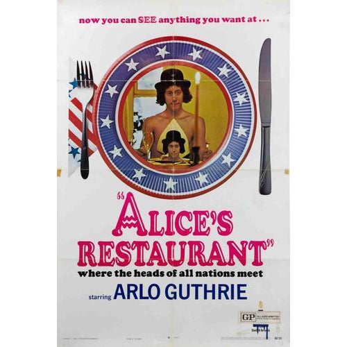 U.S. One-Sheet (27 × 41 in.), United Artists. Directed by Arthur Penn, starring Arlo Guthrie, Pat Quinn, James Broderick....