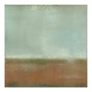 Awh 353 - Original Minimalist Abstract Colorfield Oil Painting on Canvas For Sale