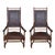 Louis XVI Style Italian Carved Walnut Armchairs - a Pair For Sale