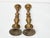 Pair of Tall 18th Century Italian Bronze Pricket Candlesticks For Sale - Image 4 of 12