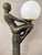 Beautiful Art Deco style table lamp in perfect condition. Very elegant, it's like a sculpture of light. This piece has an...