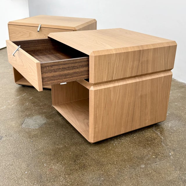Wood Molteni & C Teorema Nightstands Set of 2 For Sale - Image 7 of 11