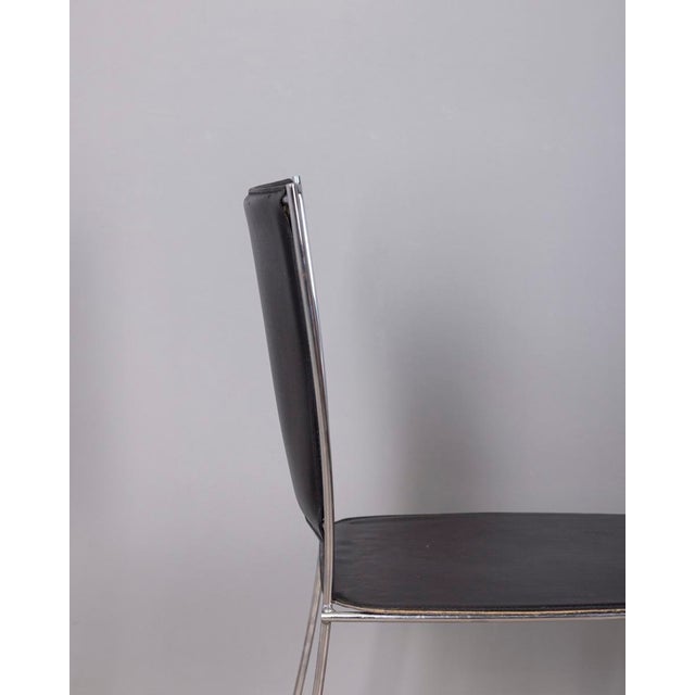 Vintage Leather Chairs by Segis Italia, 1990s, Set of 2 For Sale - Image 11 of 12