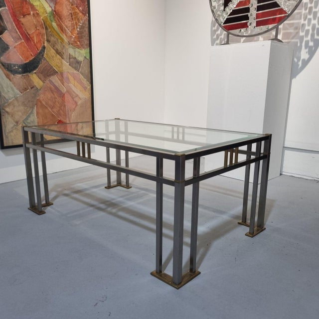 Silver Hollywood Regency Coffee Table, 1970s For Sale - Image 8 of 14