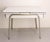 French Extending Dining Table in Enamelled Metal and Chrome, 1950s For Sale - Image 3 of 12