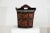 Early 20th Century Late Qing Chinese Red and Black Lacquered Wood Rice Measure Bucket with Carved Panels For Sale - Image 5 of 12