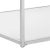 High Gloss Coffee Table in White & Chrome For Sale - Image 4 of 7