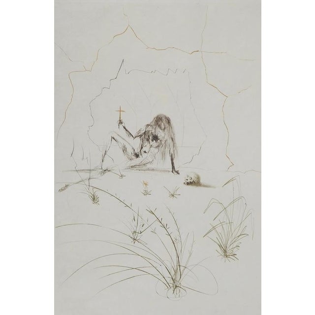 Salvador Dali, Nude, Brother Ogrin, The Hermit, 1970, Engraving For Sale - Image 4 of 7