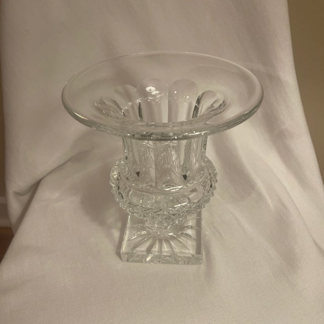 Mid 20th Century St Louis Crystal Urn For Sale - Image 5 of 5