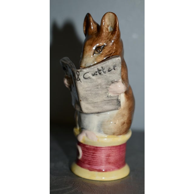1980s Beatrix Potter Royal Albert England "Tailor of Gloucester" Porcelain Figure 1989 For Sale - Image 5 of 13