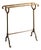 Antique Enameled Iron Towel Holder For Sale