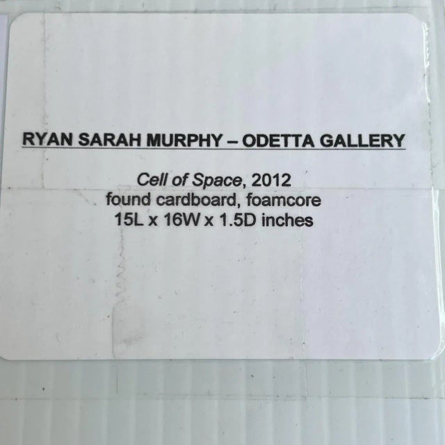 Ryan Sarah Murphy Art Collage Signed 'Cell of Space' Mixed Media Assemblage For Sale - Image 9 of 10