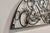 Late 20th Century Wrought Iron Architectural Wall Grille, Demilune Overthrow, Rococo Revival Style For Sale - Image 5 of 6
