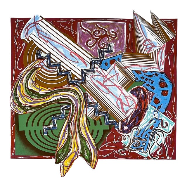 1985 Frank Stella 4 Then Came a Stick and Beat the Dog For Sale
