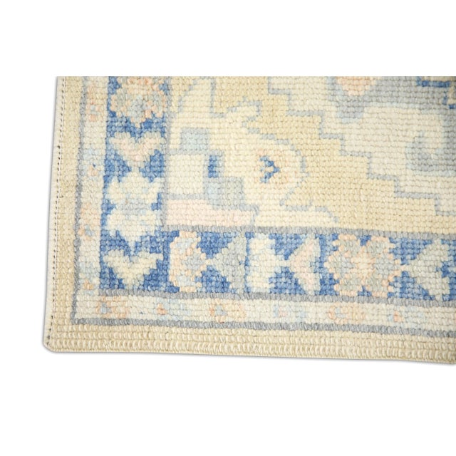 Turkish Modern Turkish Oushak Rug 2'4" x 3'1" For Sale - Image 3 of 6