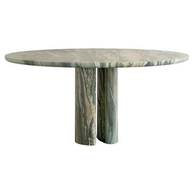 Stone Roman Dining Table III in Cippolino Marble by Paloma Editions For Sale - Image 7 of 7
