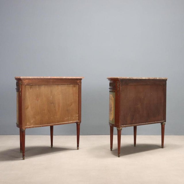 Neoclassical Style Demi-Lune Sideboards, Set of 2 For Sale - Image 14 of 15