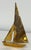 Vintage solid brass sailboat decorative accessory or paper weight. Lovely patina.