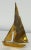 Vintage solid brass sailboat decorative accessory or paper weight. Lovely patina.